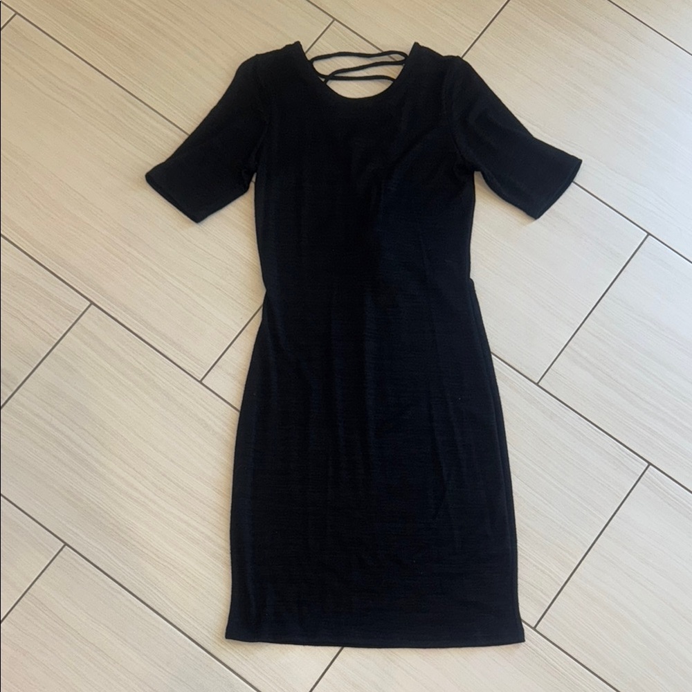 Wilfred Black Knit Dress